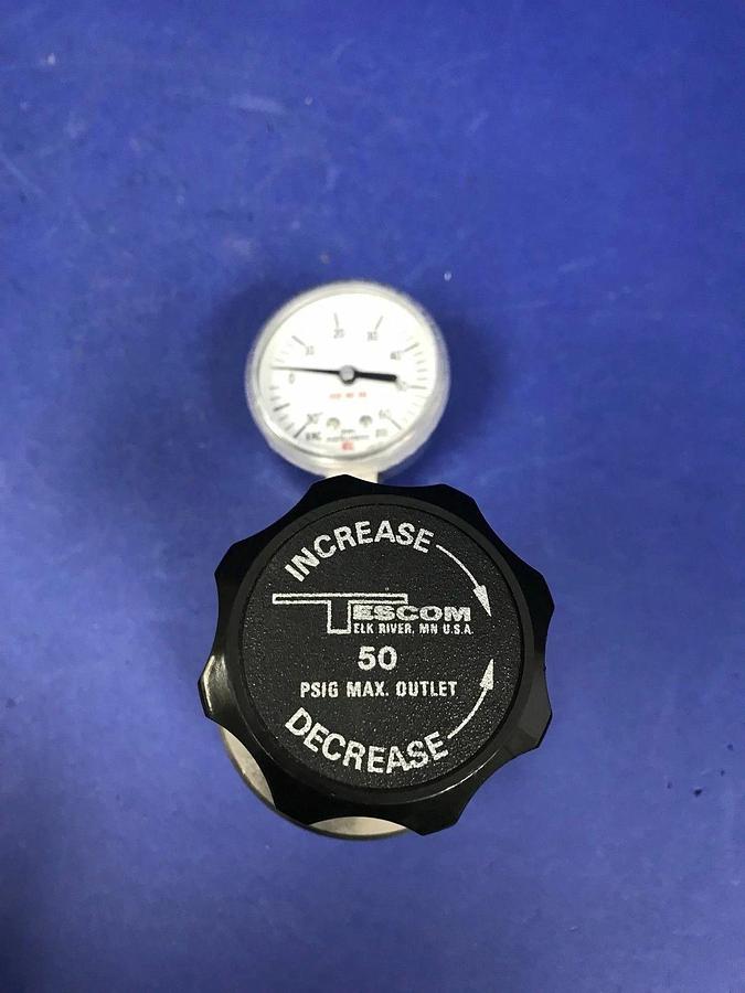 Used Tescom 64-3061-A425-002 Regulator w/ Gauge, Used