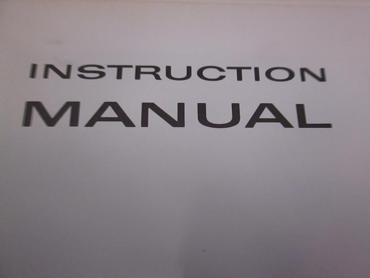 Used Tectronix Type 321 Oscilloscope Instruction Manual, Used