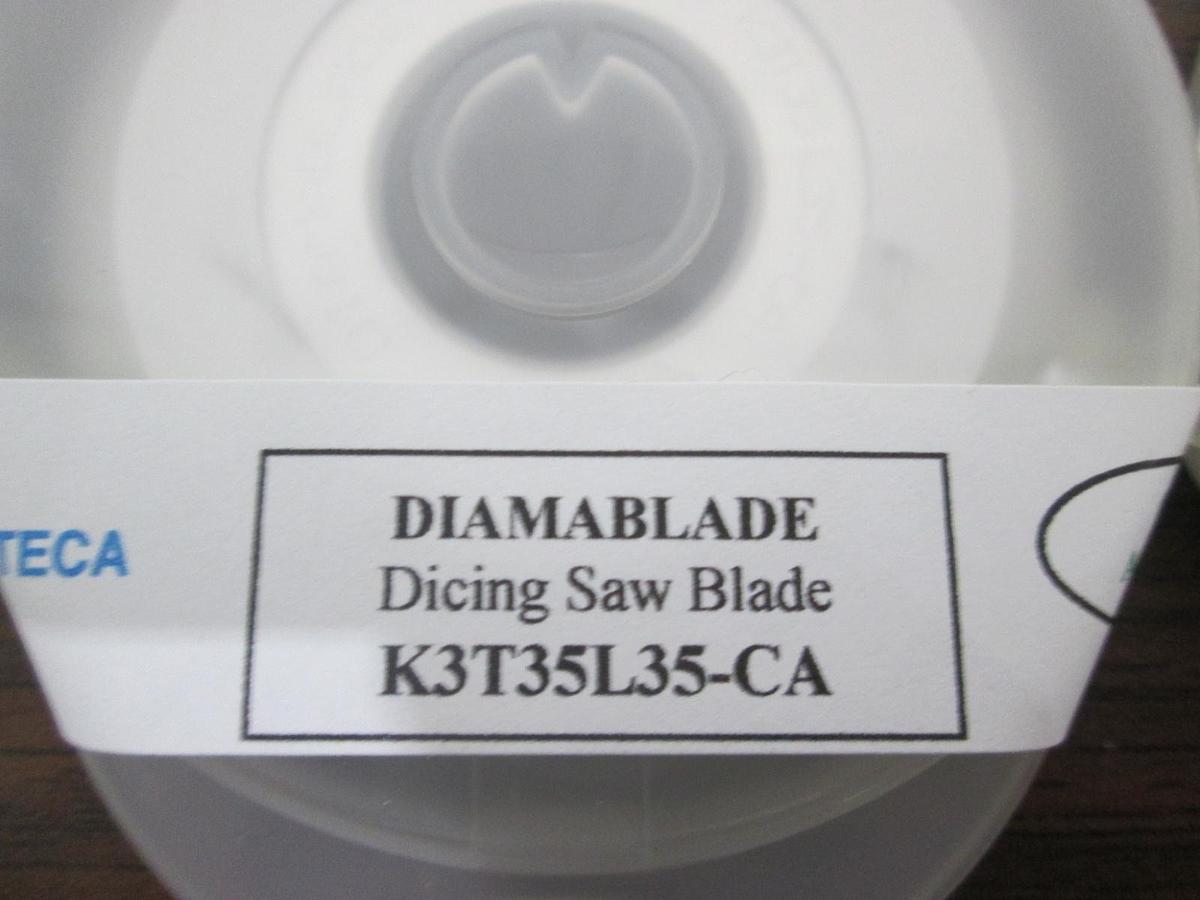 Used Keteca, Diamablade Dicing Saw Diamond Blade, K3T35L35-CA, New, Lot of 6