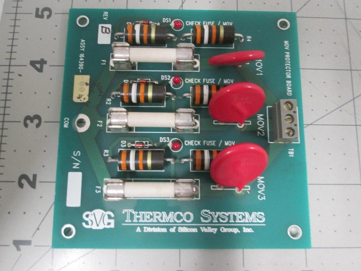 Used SVG VTR, 164390-001, MOV Protector Board, PCB Assy, New