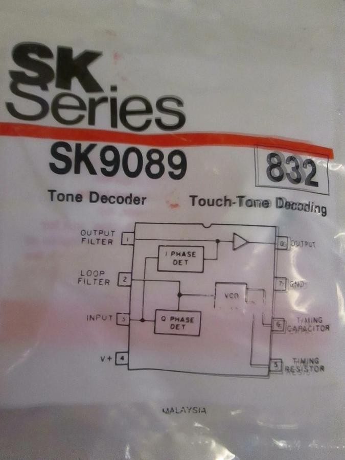 Used SK Series, SK9089 Tone Decoder, Lot of 10, NIP