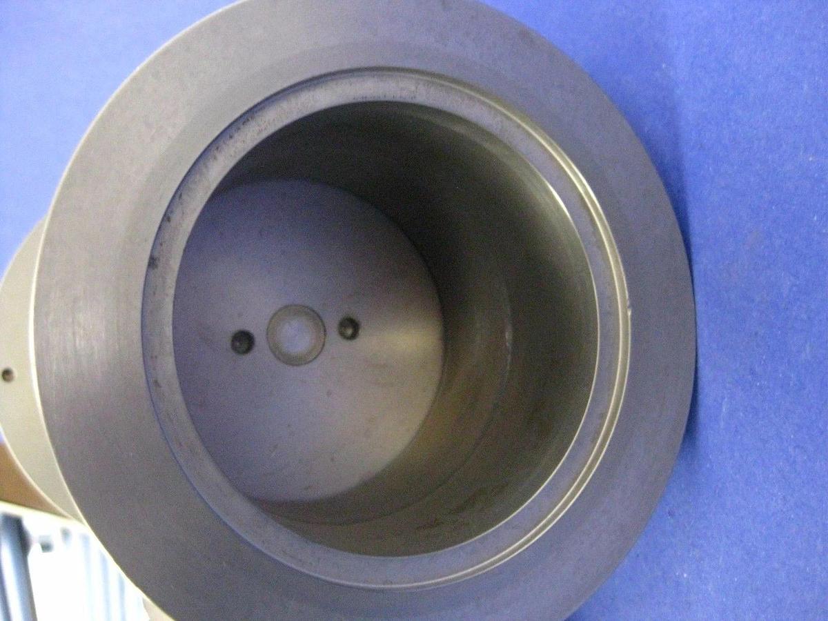 Used MKS HPS V2-840-AM-225-CLVNH Bellows Sealed Vacuum Valve, Right Angle, 3" Used