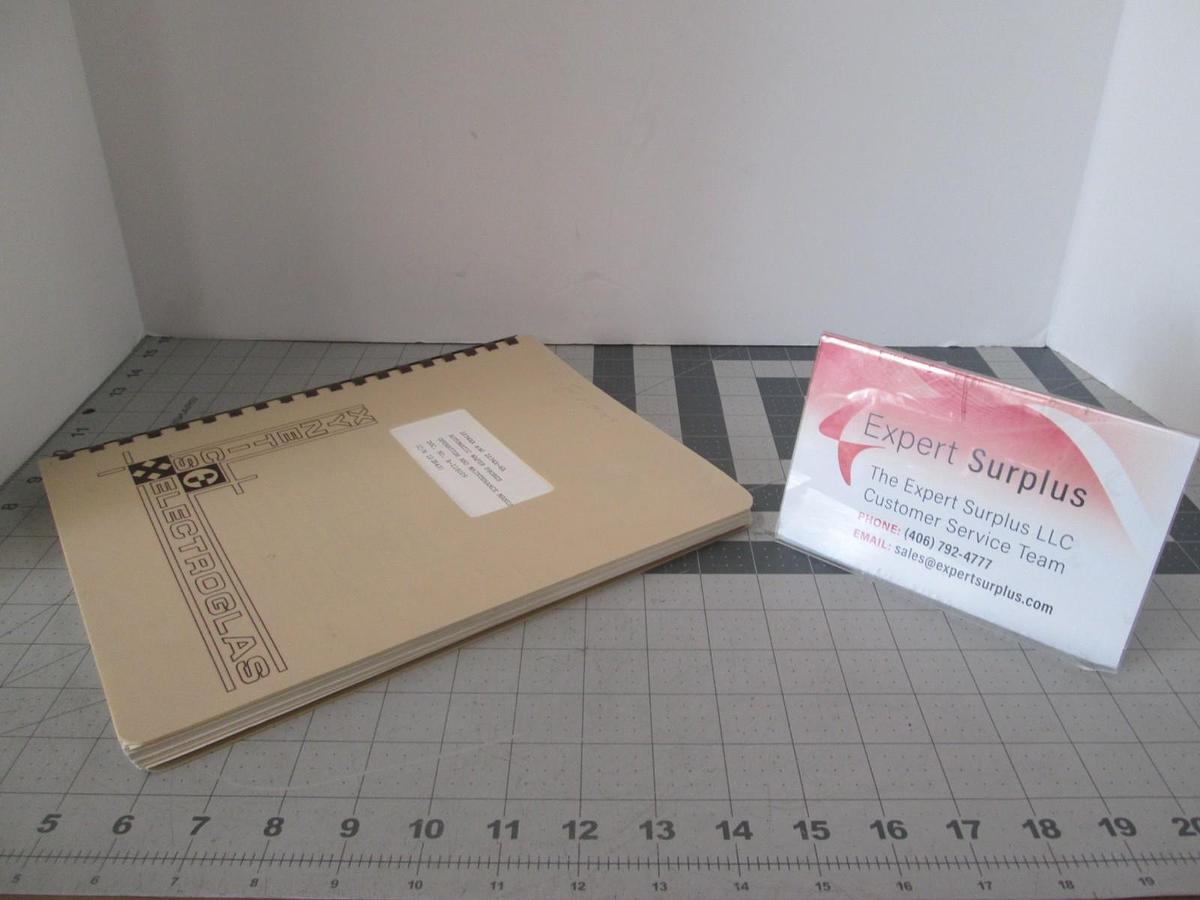 Used Electroglas, Model 1034x, Automatic Wafer Prober Operator Manual, A-118009, Used