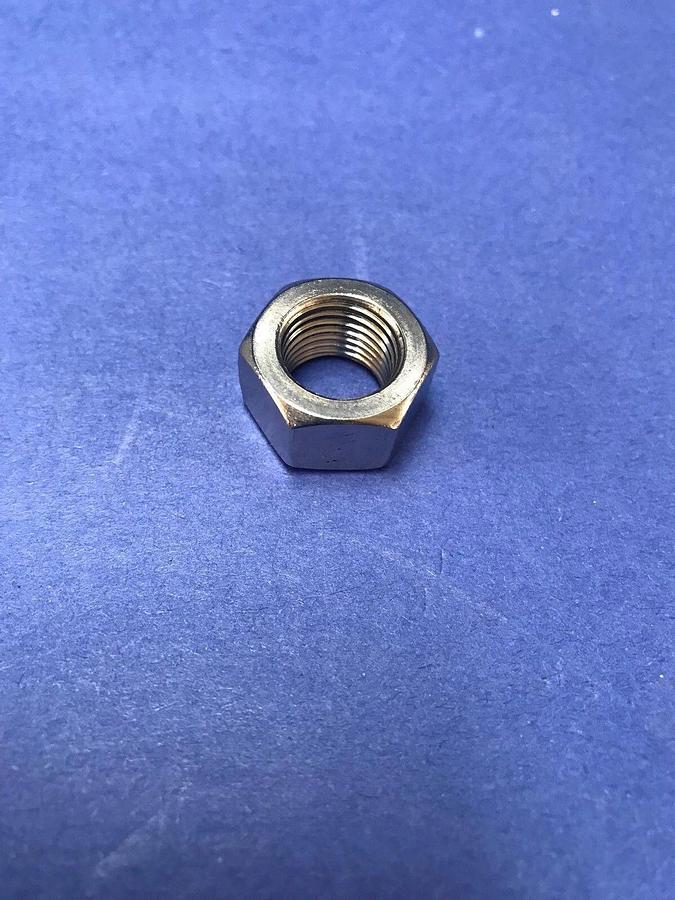 1/2-20 NF Fine Thread Hex Nut, Stainless Steel, Lot of 75