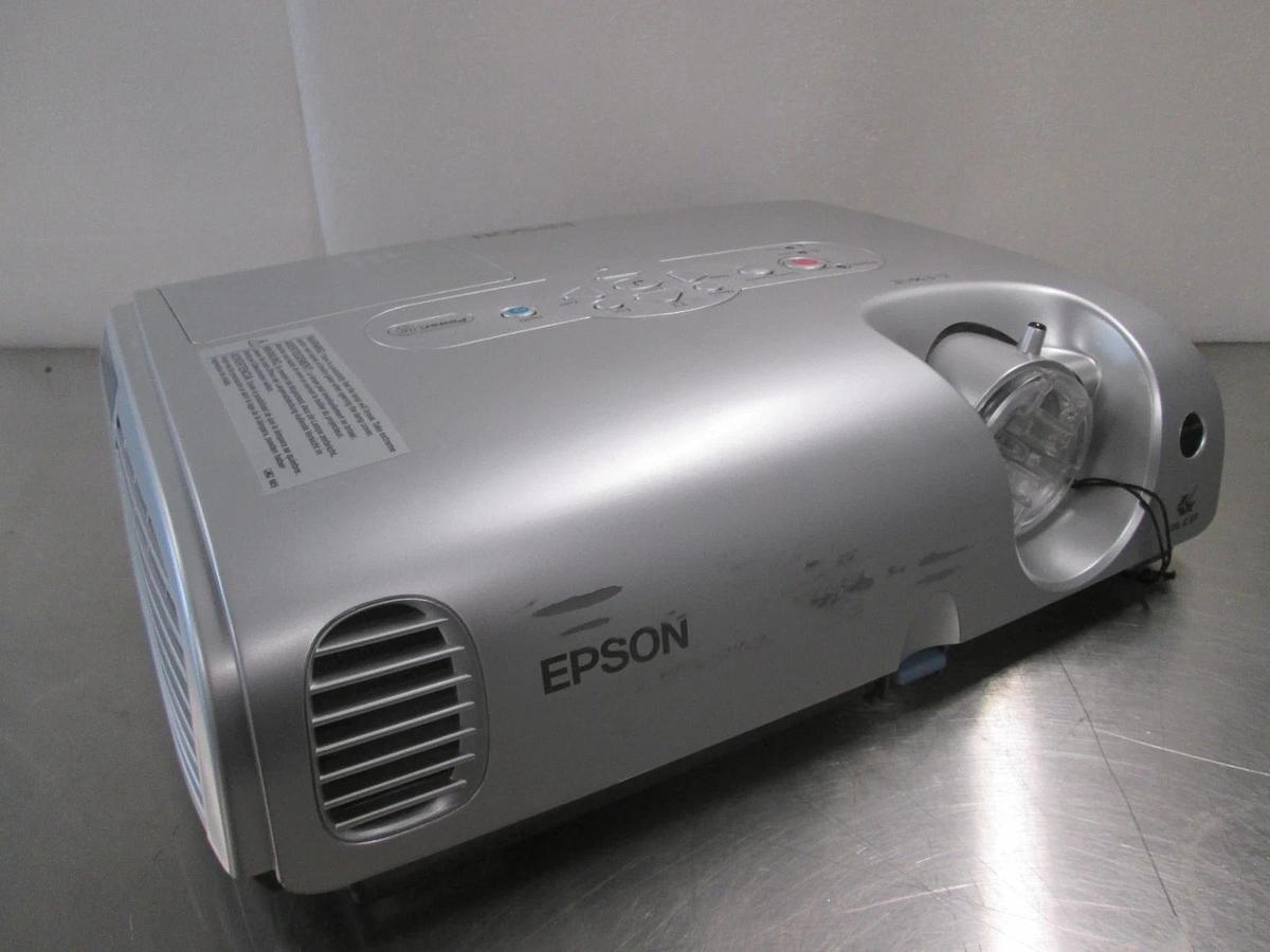 Used Epson Model: EMP-S3, LCD projector 100-240v, 50/60Hz 2.2-1.0A, Used