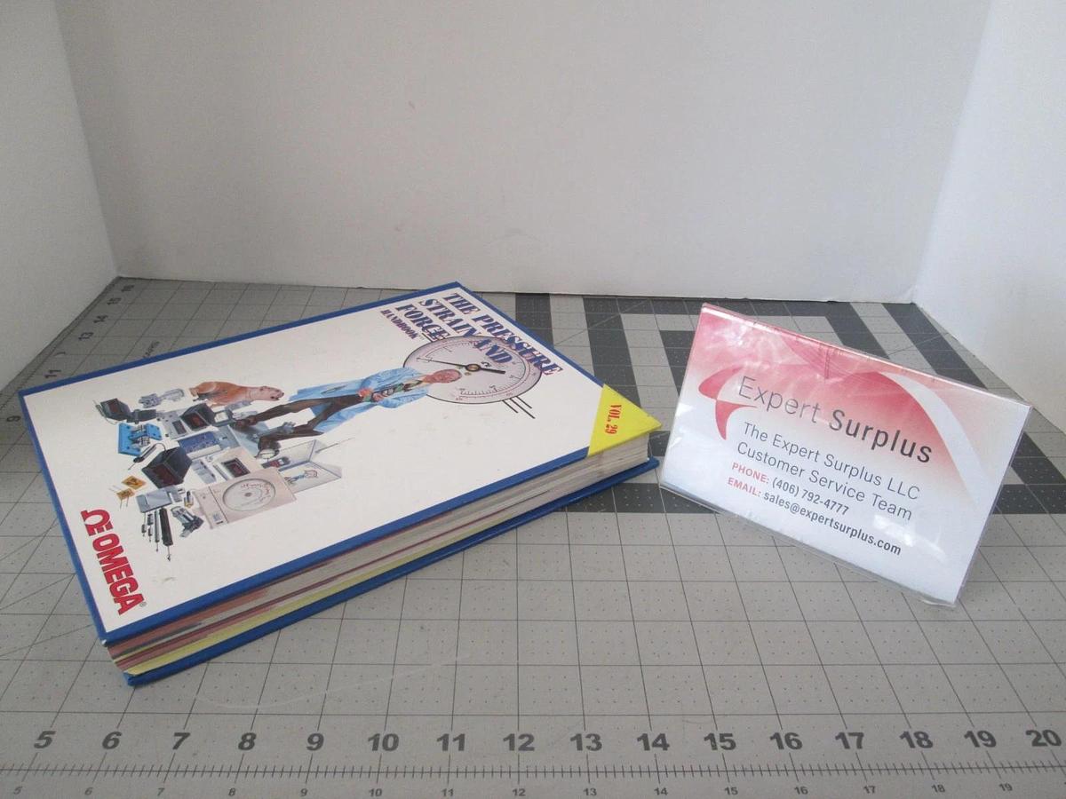 Used Omega, The Pressure Strain and Force Handbook, Volume 29, Used