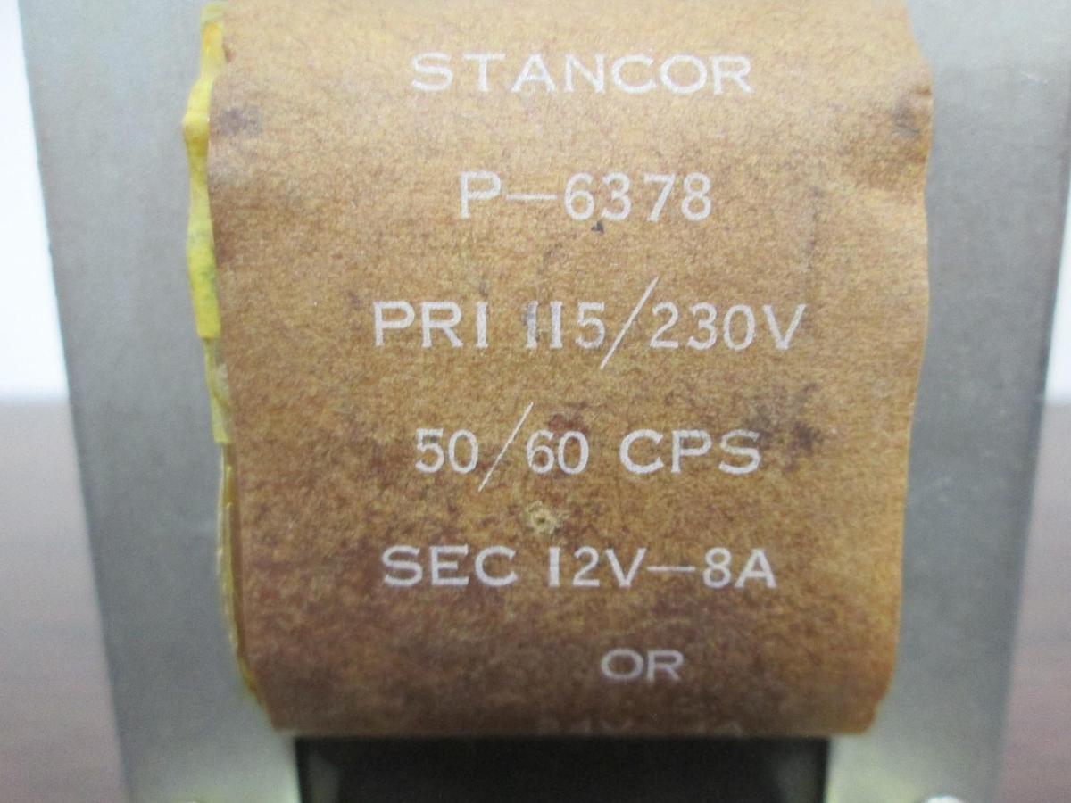Used Stancor, P-6378, Power Transformer, 12V-8A, Used