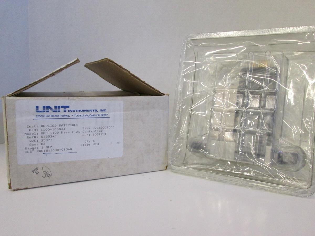 Used Unit UFC-1100 Mass Flow Controller, He, 1 SLM, Refurbished