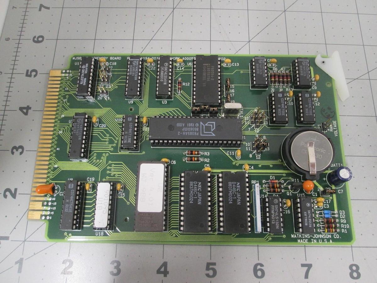 Used Watkins Johnson, 901094-001, WJ998 CPU/Memory Board, New