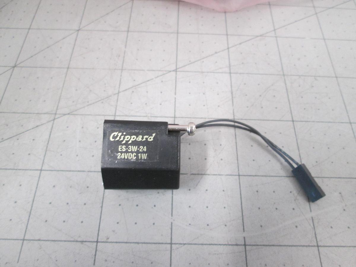 Clippard, ES-3W-24, 3-Way NC, Electronic Valve 24VDC 1W, NEW Lot Of 5