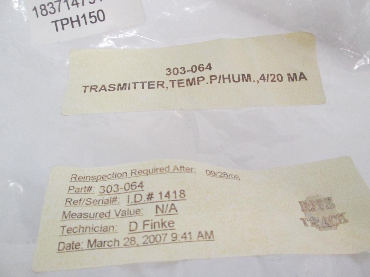 Used Brooks, HMM212-AA1A9A1F1B, Humidity and Temperature Transmitter, New