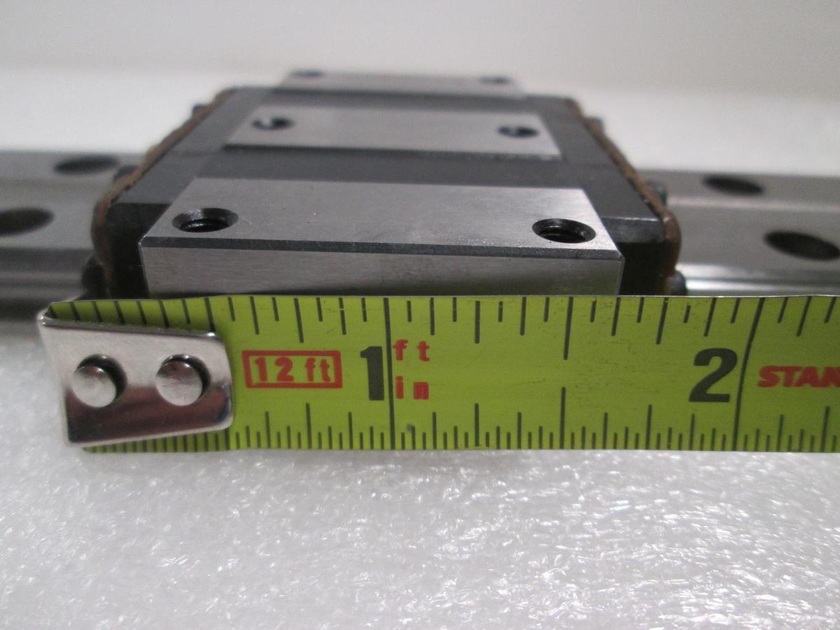Used THK, HRW17, Linear Bearing Guide Block w/ Guide Rail, New