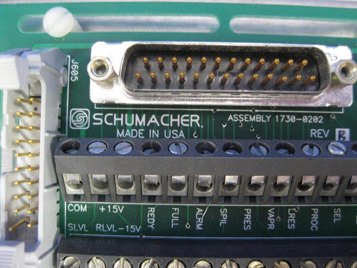 Used Versum Air Products Schumacher 1730-0202 PCB Assembly, teos bulk fill Used