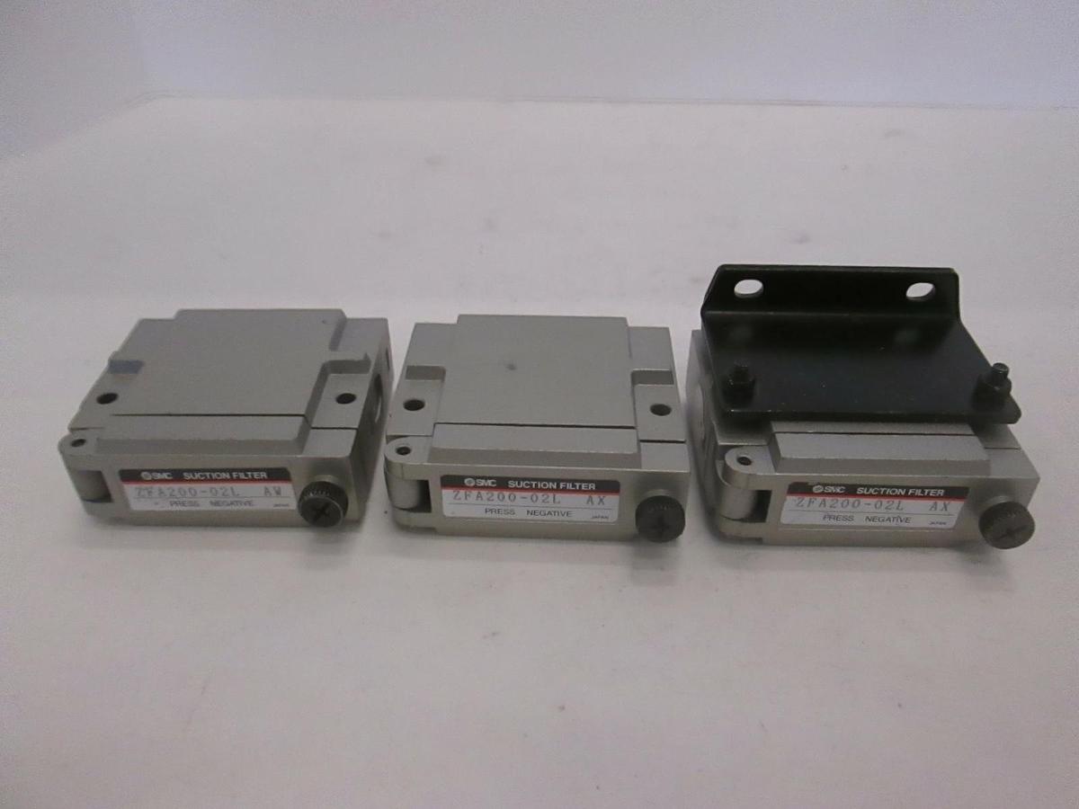 Used SMC, Suction Filter, ZFA200-02L, Used, Lot of 3