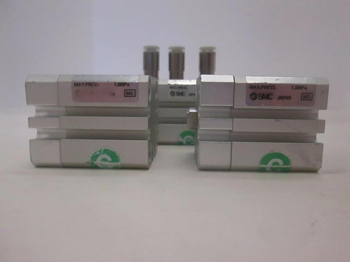 Used SMC, 10-CDQSB16-5D, Compact Cylinder, Used, Lot of 3