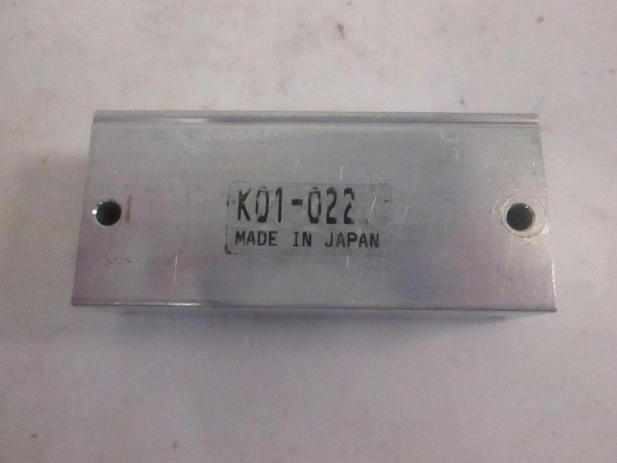 Used SMC K01-022, 3 Position Manifold Block for Valve, Used