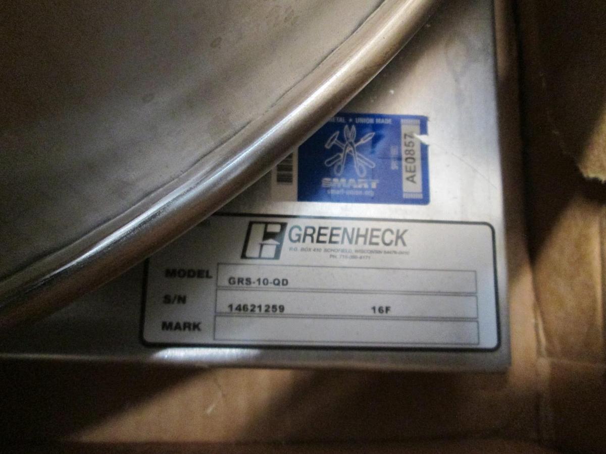 Greenheck, GRS-10-QD, Exhaust Fan, New
