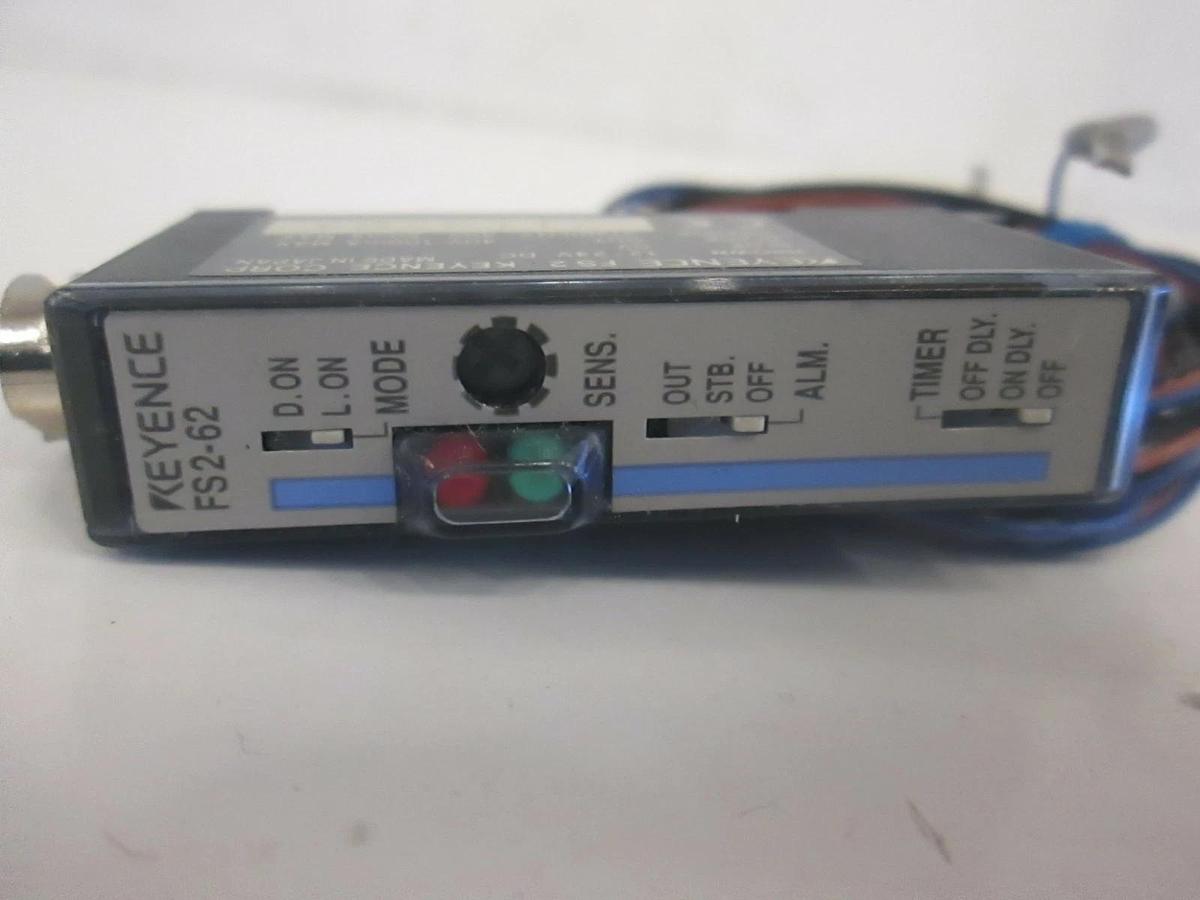 Used Keyence FS2-62 Photoelectric Sensor, Used
