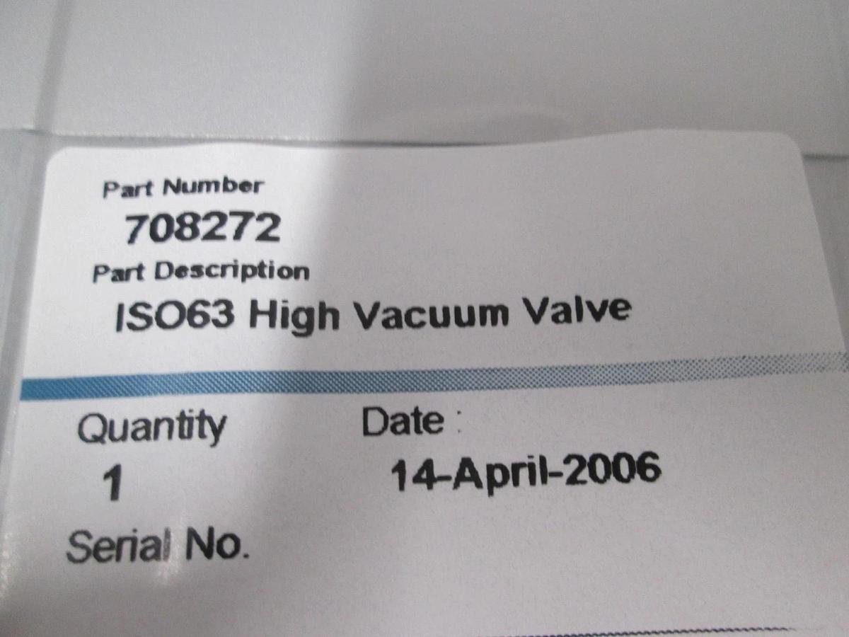 SMC, XLA-63A-M9//-X722, ISO63 High Vacuum Valve, New
