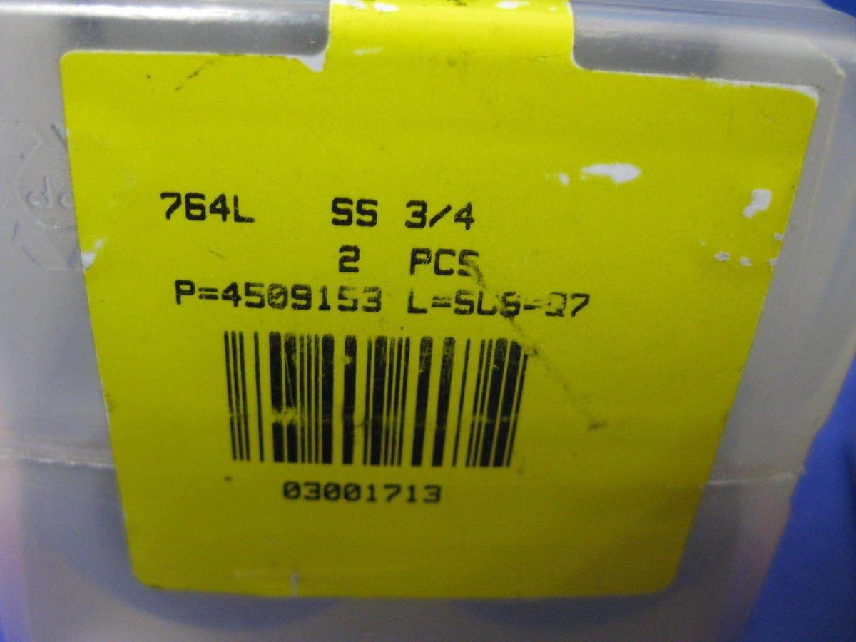Ham-Let 764LSS3/4 Union Tee with Let-Lok Tube Fittings, 3/4", Lot of 2 NEW