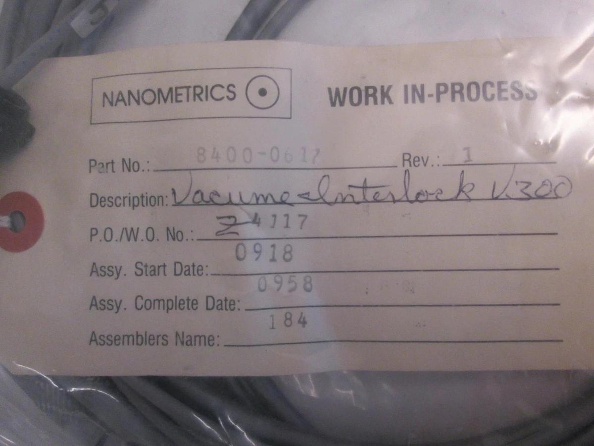 Used Nanometrics 8400-0617 Vaccum Interlock, New