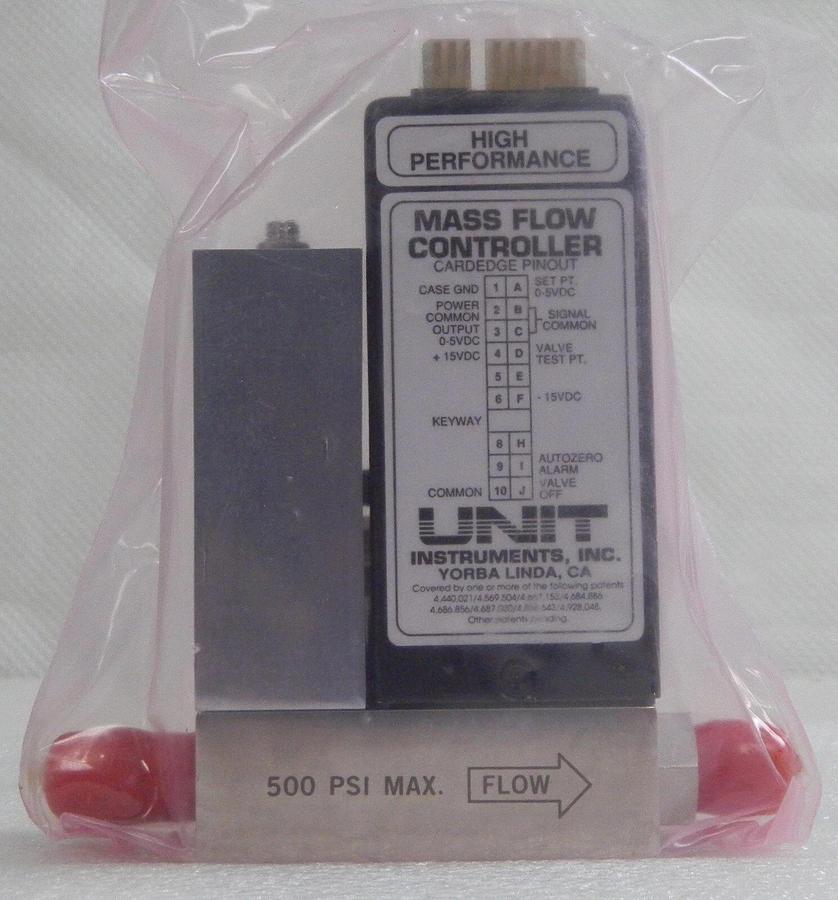 Used Unit UFC-1500A Mass Flow Controller,Gas- 20%PH3/SIH4,Range- 100 SCCM, 1/4" M I/O
