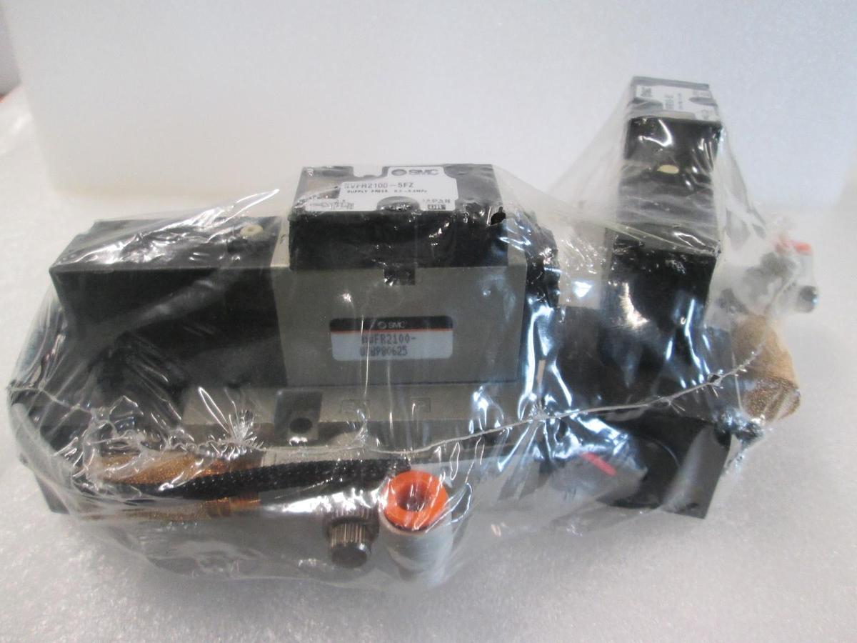 SMC, NVFR2100-5FZ, Solenoid Pilot Valve Assy, New, Lot of 2