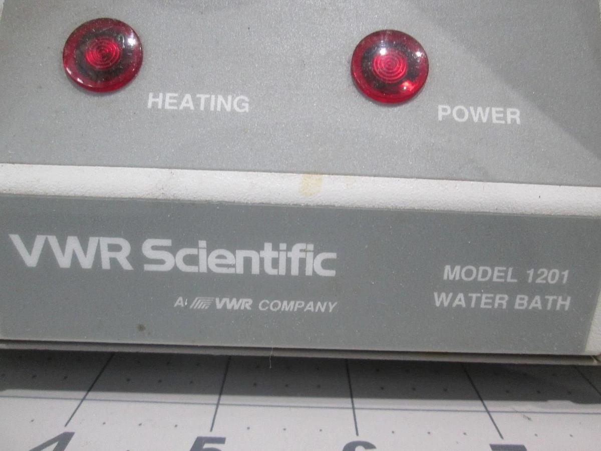Used VWR Scientific, Model 1201, Shel-Lab Water Bath, 120V, Single Phase, No Lid, Use