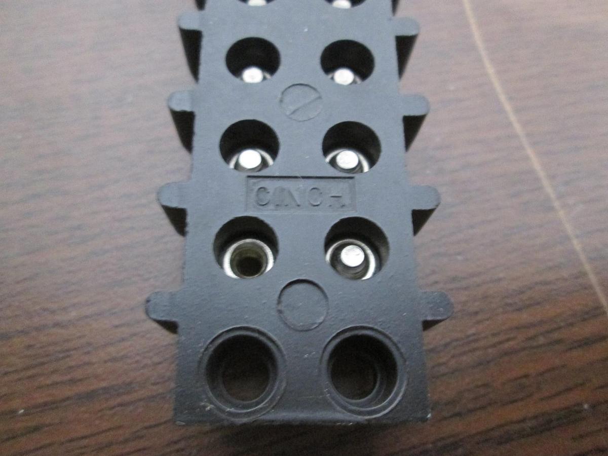 Used Cinch, 12 Position Terminal Block, Used
