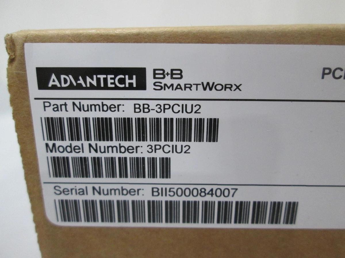 Advantech, BB-3PCIU2, B+B SmartWorx, Multi-Interface PCI Driver, New