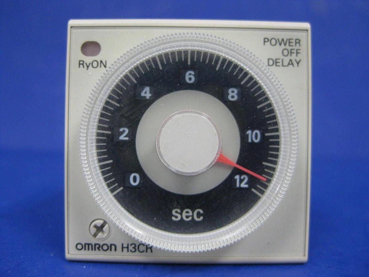 Used OMRON H3CR-H8RL Time Delay Relay, 0 .6 to12 SECONDS, Used