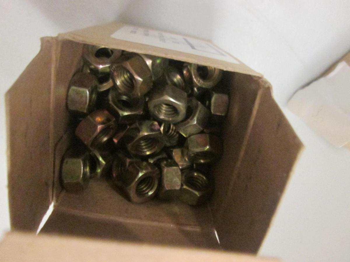 31CNFH8Y, 5/16- 18 Grade 8 Coarse Thread Finished Hex Nut Zinc Yllw, Lot of 200