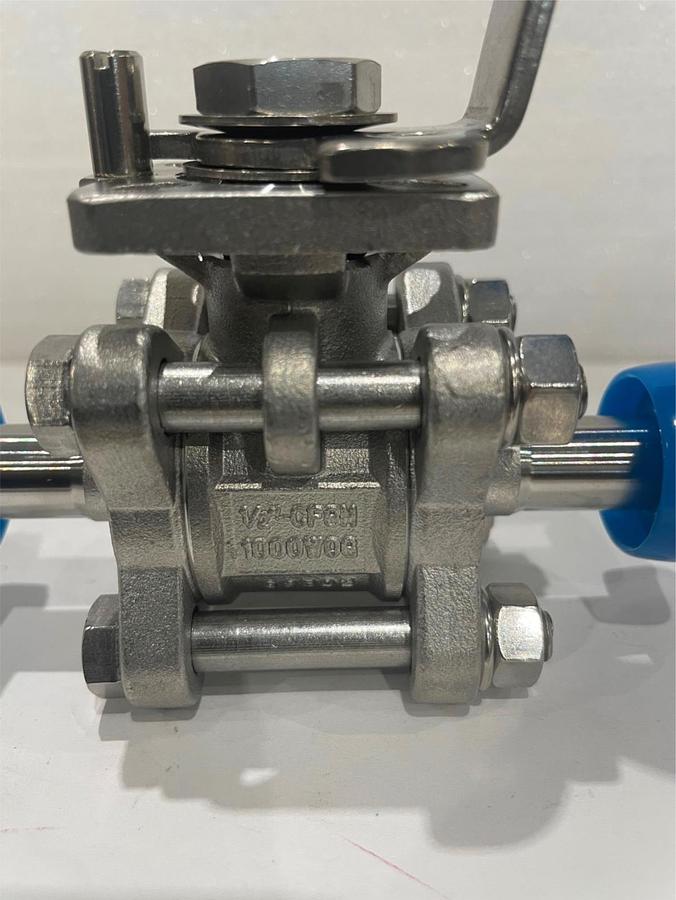 Used Dixon, 1/2"-C8M 1000WOG, Ball Valve, Clamp, Used