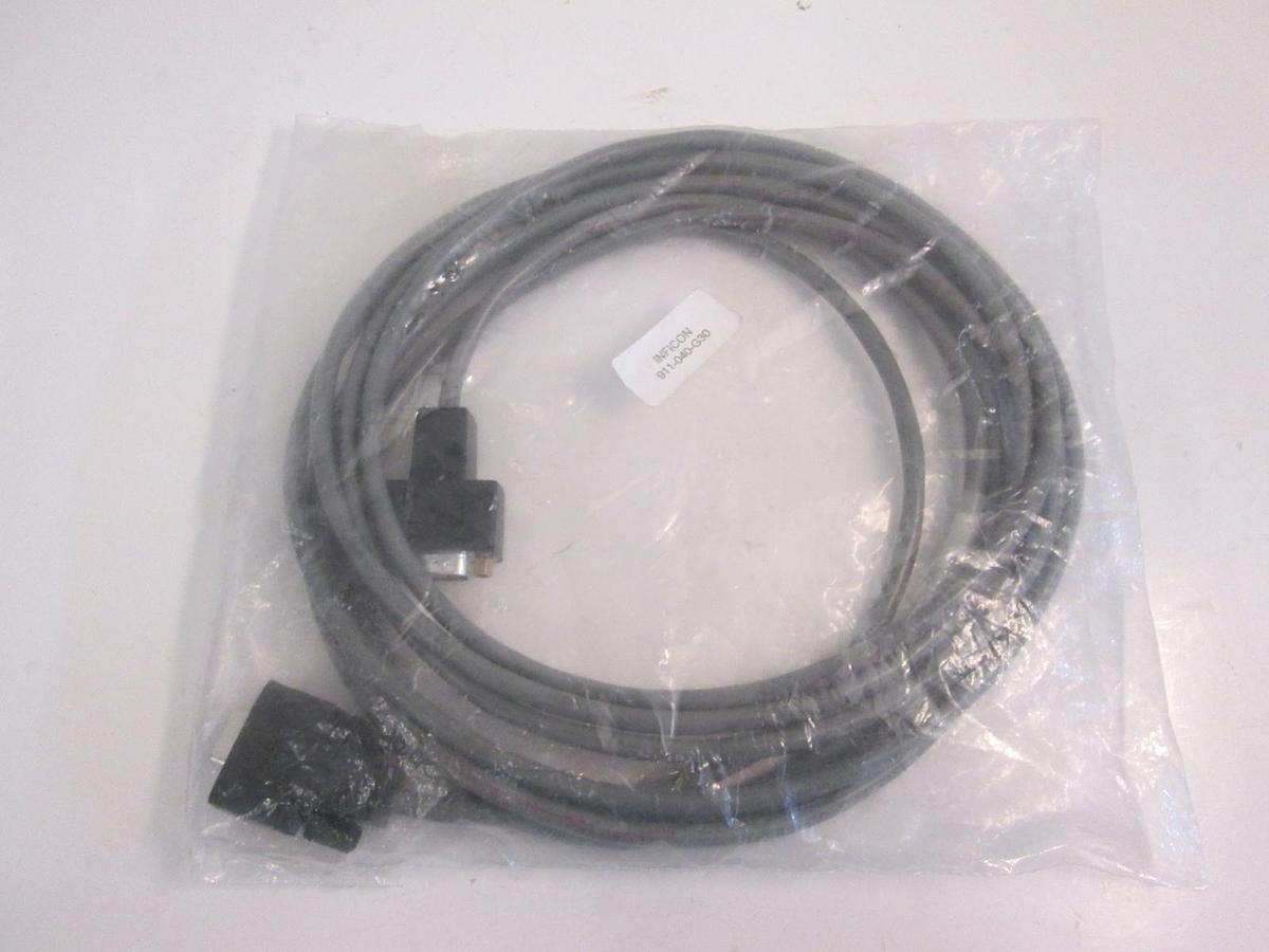 Used Inficon 911-040-G30 Leybold Cable Assembly, NIP