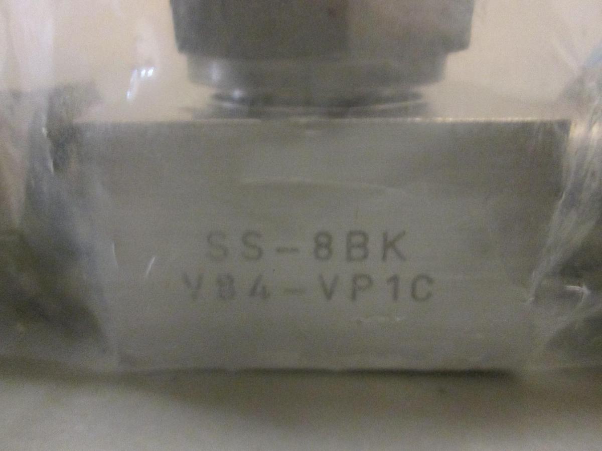 Used Nupro, Pneumatic Valve SS-8BK-V84-VP1C, 1/2" FVCR, New