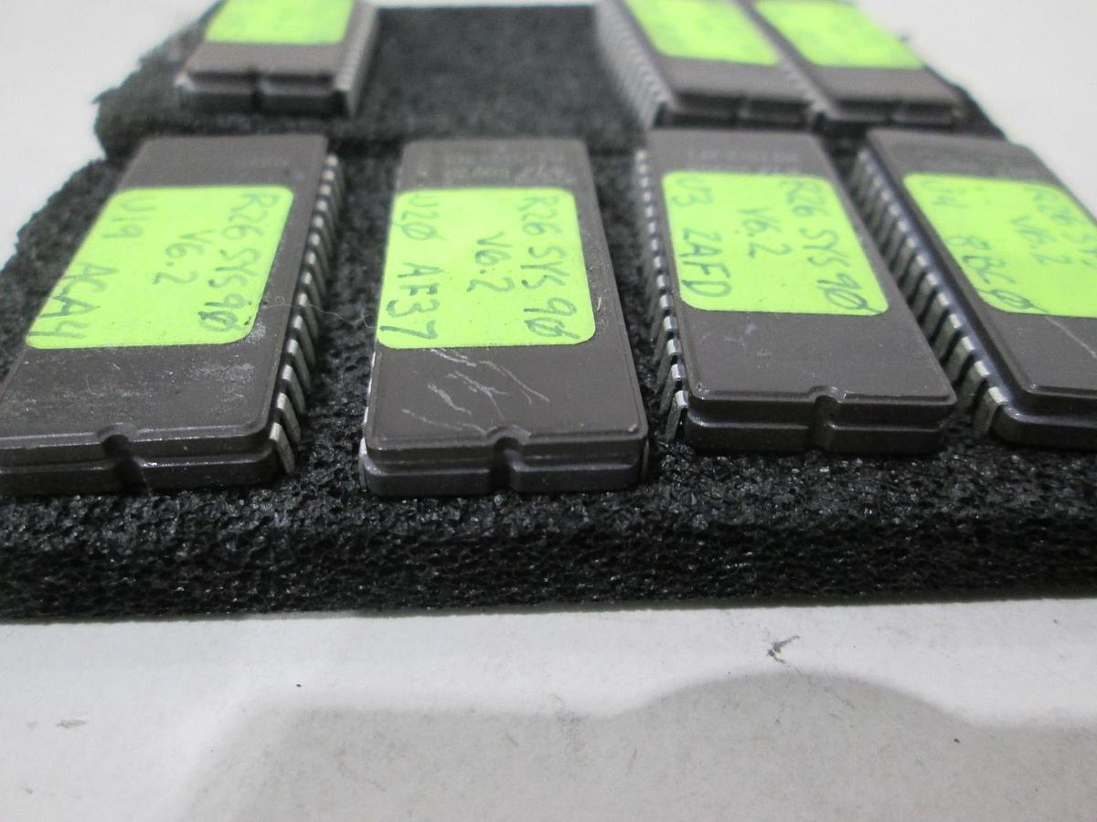 Used Texas Instruments, R26 SYS 90 V6/2, M27512, Integrated Circuit, Used, Lot of 4