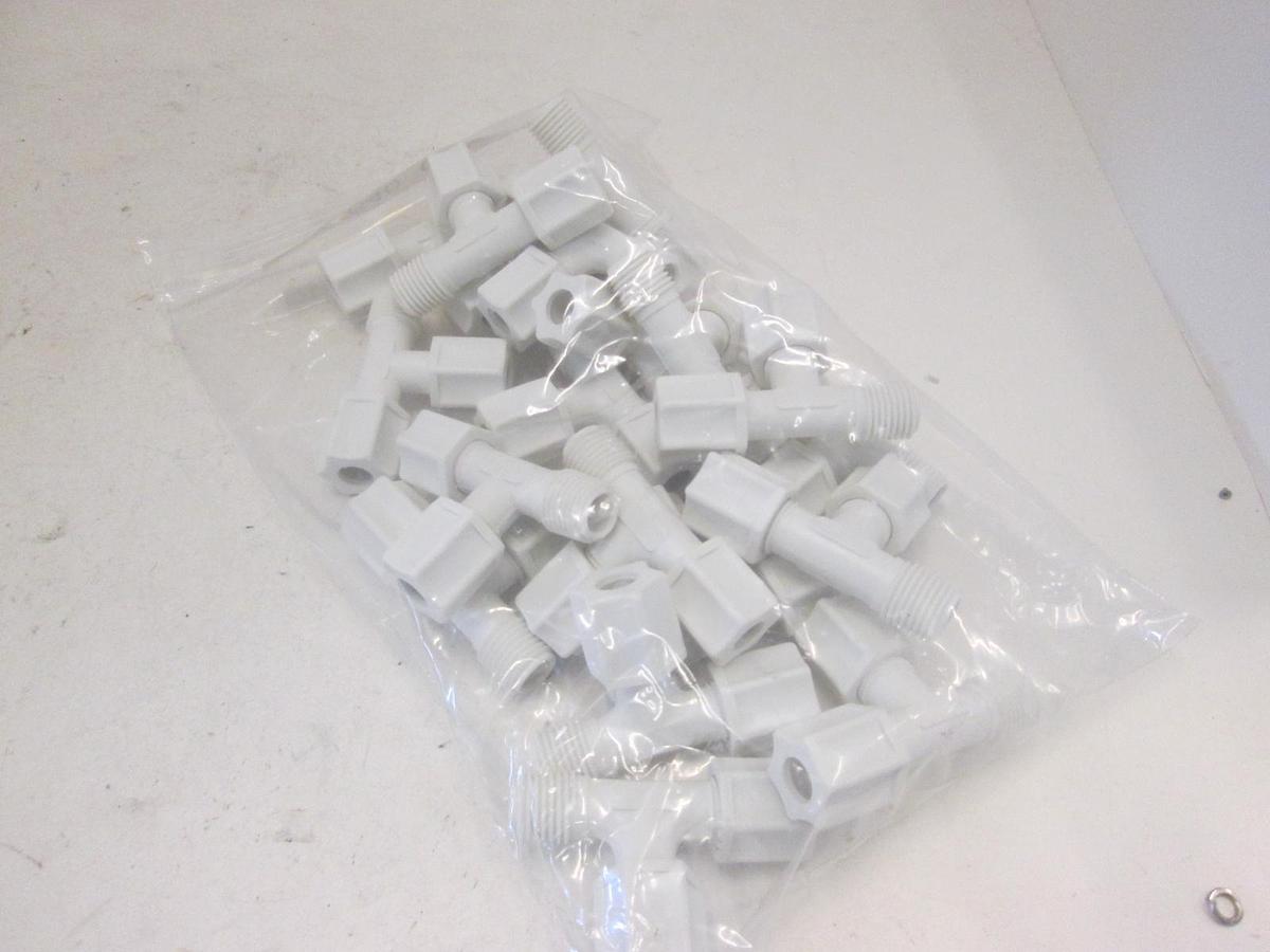 RYAN HERCO PRODUCTS, 0630-043, Tee, PP, 5/16T x 1/4NPTM x 5/6T, New, Lot of 18