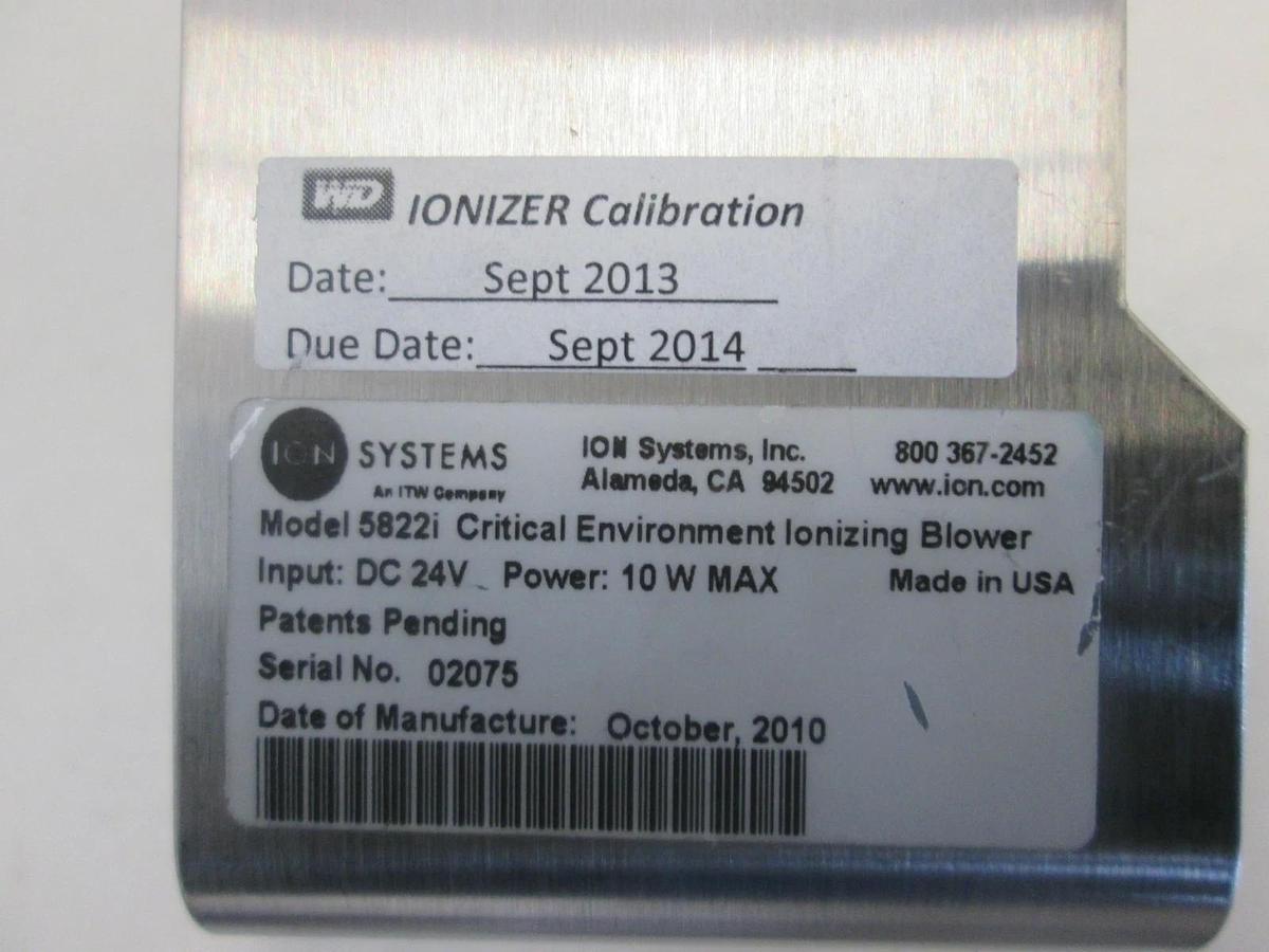 Used MKS, Critical Environment Ionizing Blower, 5822i, Used