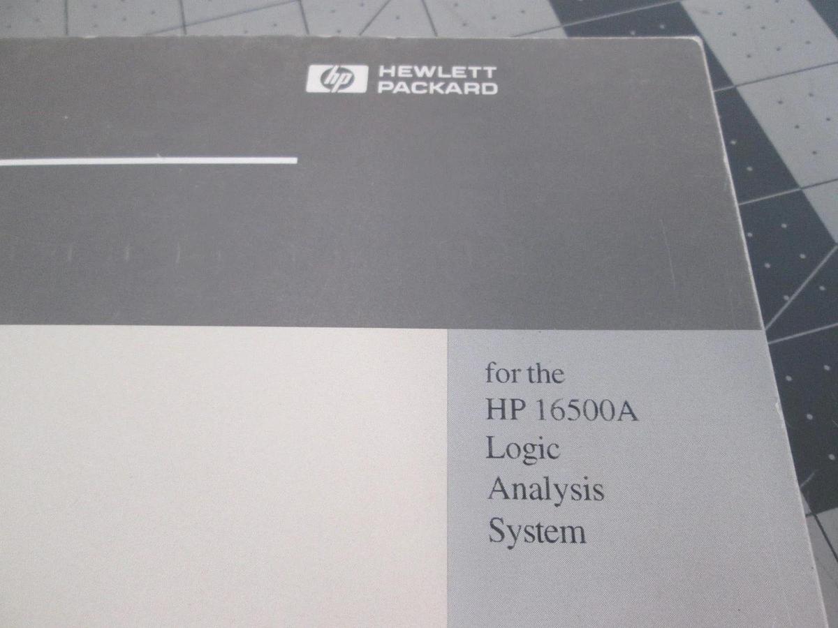 Used Hewlett Packard, HP 16520A/16521A, Pattern Generator Module Starter Guide, Used