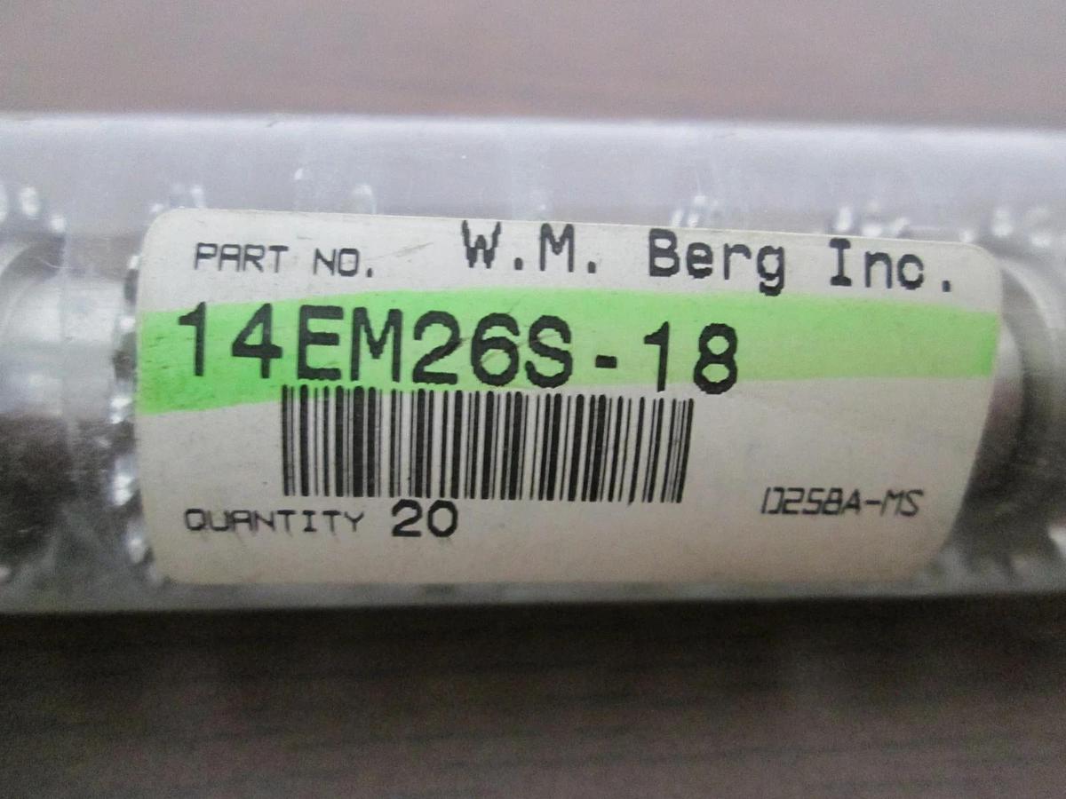 W.M. Berg, 14EM26S-18, Mini Pitch Sprocket, 18 Teeth, .1475”, New, Lot of 20