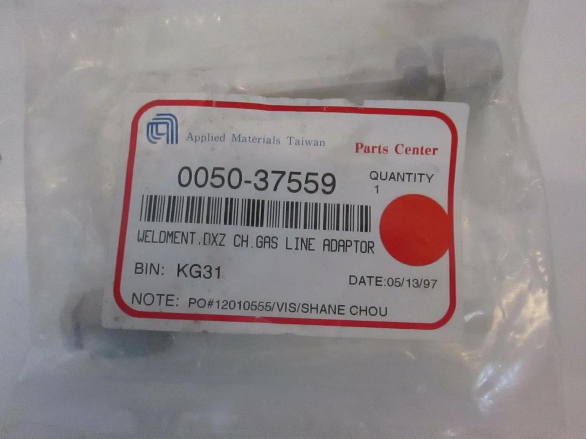 Used AMAT, 0050-37559, Weldment, DXZ CH. Gas Line Adapter, New