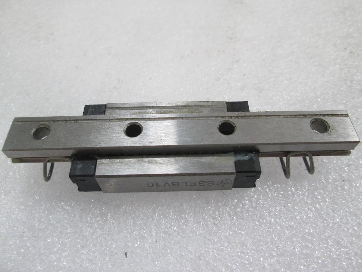 Misumi, SSELBV10, Linear Bearing Block w/ Slide Rail, New