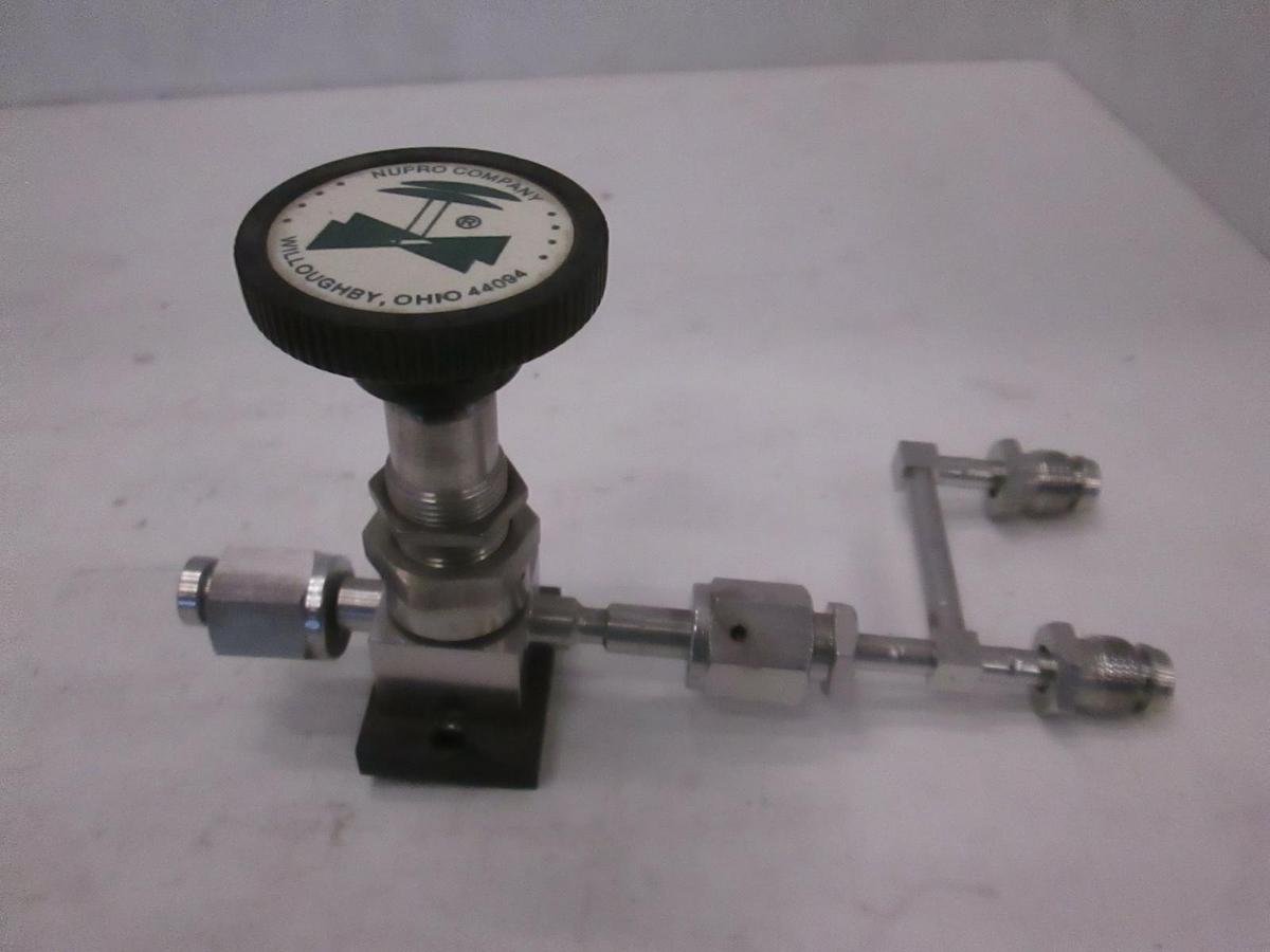 Used Nupro Valve Assy w/ 2 Ports, Used