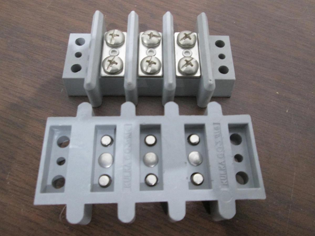 Used Kulka, 603, 3 Position Terminal Block, Used, Lot of 2
