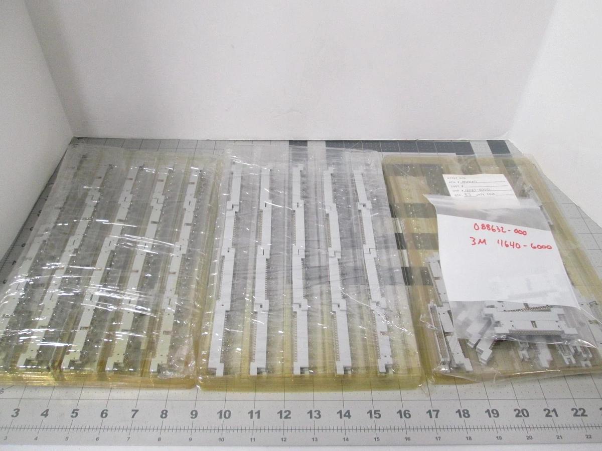 3M, 4640-6000, Wire to Board Plug Connector, 2.54mm, 40 Contacts, New, Lot of 66