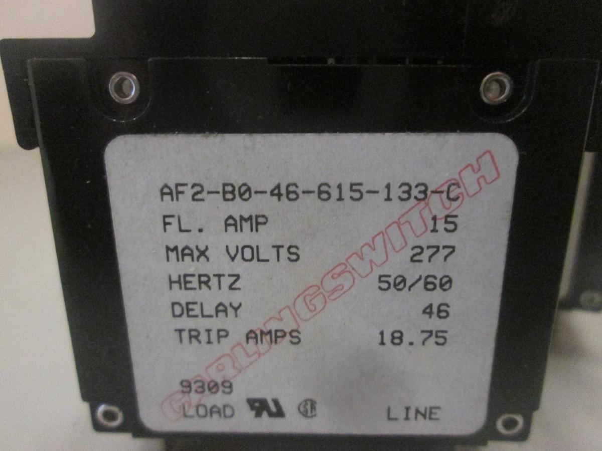 Used Carlingswitch AF2-B0-46-615-133-C, Circuit Breaker Switch, Used, Lot of 2
