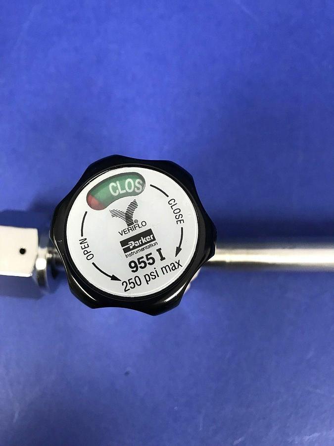 Used Veriflo 955ISFS8TS8 Valve Assy, 1/2" VCR x 1/2" F Swagelok, Used