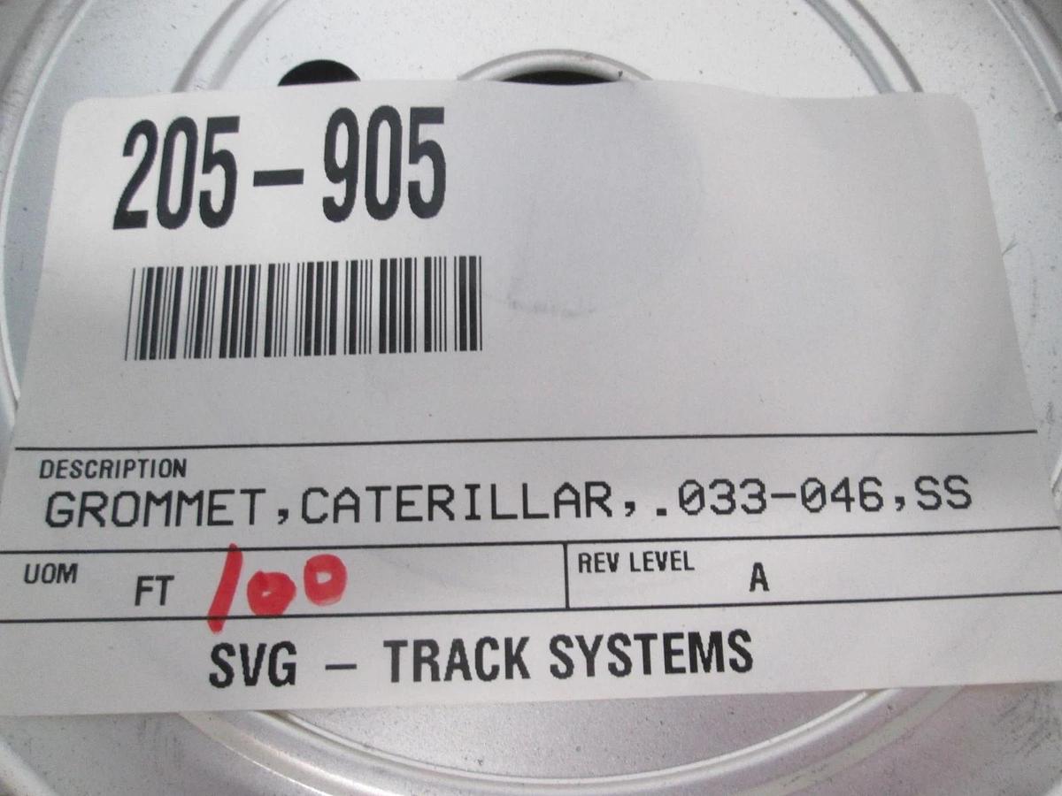 Device Technologies, T5-100-ERB, Grommet, Caterillar, .033-046, SS, New, 100 FT