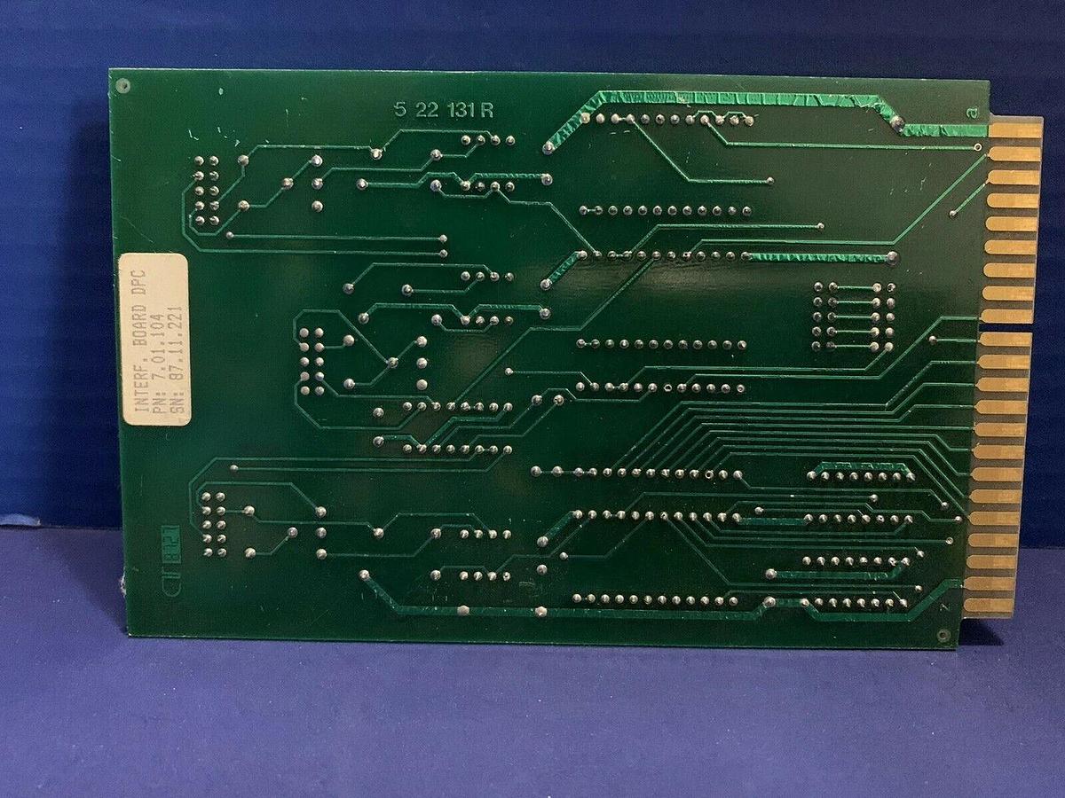 Used Tempress 5 22 131, Interf. Board DTC, PN- 7.01.10, PCB Assy, Used