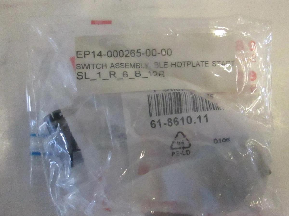 Switch Assy, BLE Hotplate Start, EP14-000265-00-00, New, Lot of 3